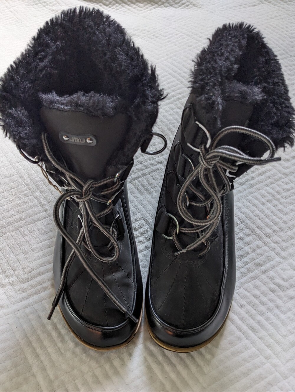 JBU Women's Maldive Weather Ready Rain Snow Boots SIZE 9 US Black
